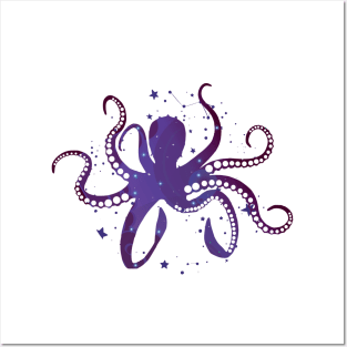 Octopus Constellation Posters and Art